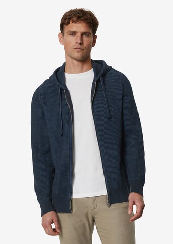 Marc O'Polo Knit Cardigan in Blue: front