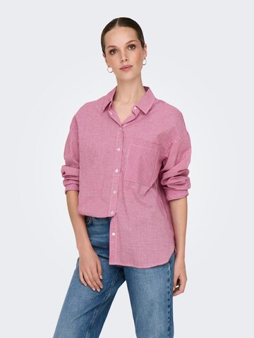 Camicia da donna 'ONLYVETTE' di ONLY in rosso: frontale