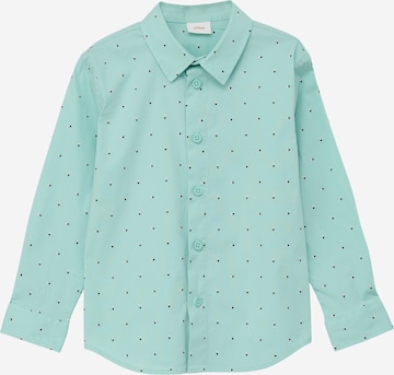 Coupe regular Chemise s.Oliver en bleu : devant