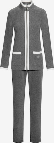 FÉRAUD PARIS Pajama ' Fleece ' in Grey: front