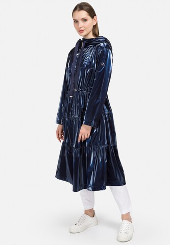 HELMIDGE Between-Seasons Coat in Blue: front