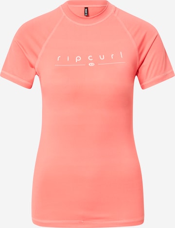RIP CURL Performance Shirt 'GOLDEN RAYS' in Orange: front