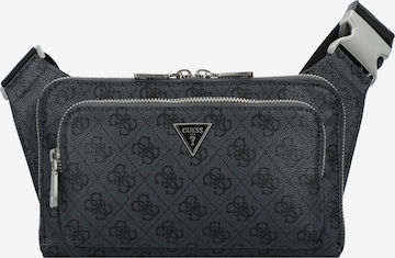 GUESS Vyölaukku 'MILANO FLAT BUMBAG W FRT PKT' värissä harmaa: etupuoli