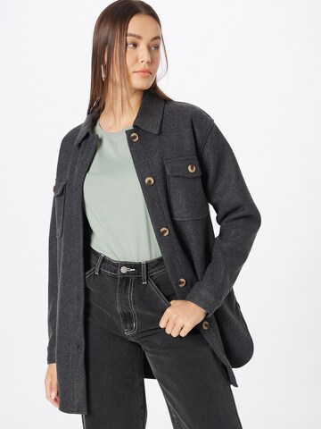 PIECES Between-Season Jacket 'JUDY' in Grey: front