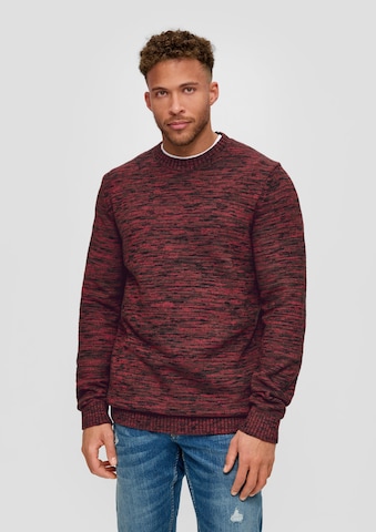 s.Oliver Men Big Sizes Pullover in Rot: Vorderseite