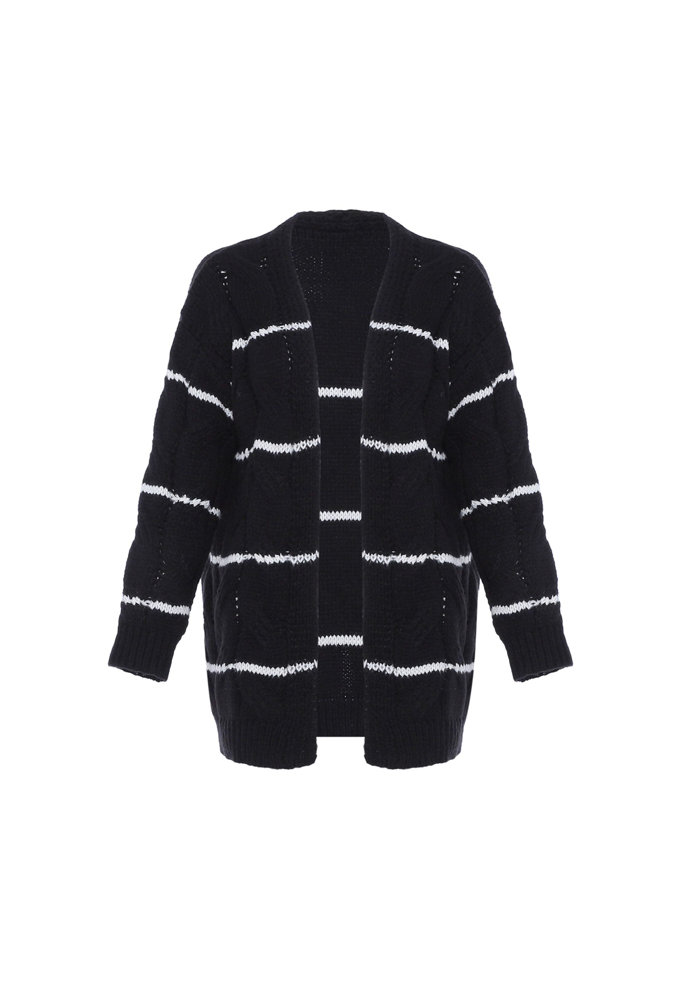 Giacchetta di faina in nero: frontale