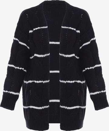 Cardigan faina en noir : devant