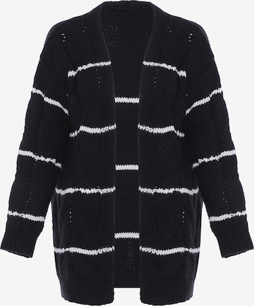 Cardigan faina en noir : devant