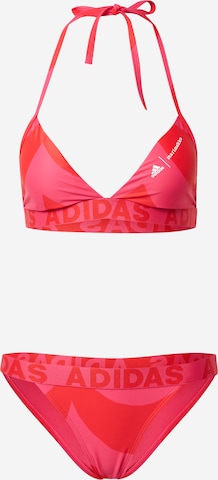 ADIDAS PERFORMANCE Sports Bikini in Red: front