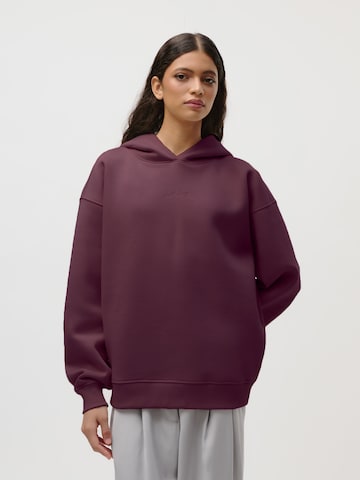 LeGer by Lena GerckeSweater majica 'Abby' - ljubičasta boja: prednji dio