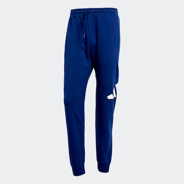 Effilé Pantalon de sport ADIDAS SPORTSWEAR en bleu : devant