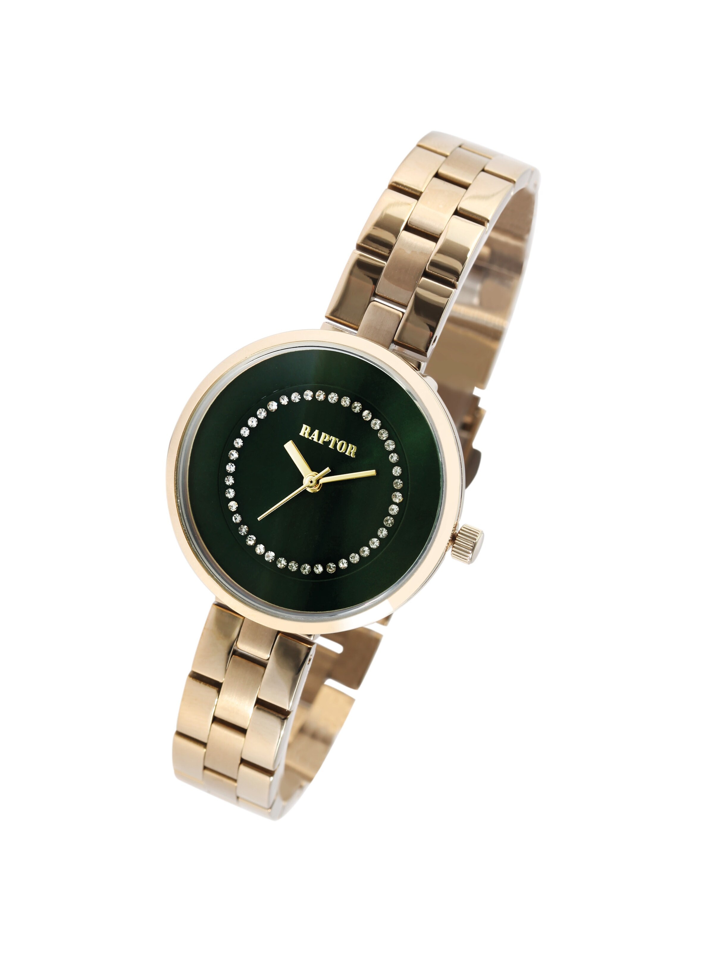 Raptor Analoguhr 'Medina, 3 ATM'‌‌‌‌‌‌‌‌‌ in Gold: Vorderseite