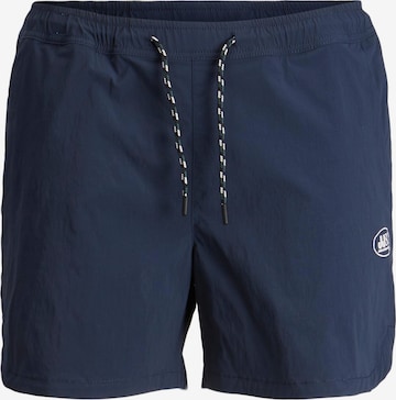 JACK & JONES Board Shorts 'JEFF' in Blue: front