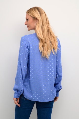 Kaffe Bluse 'Polka' i blå