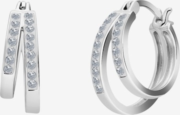 Lucardi Oorbellen in Zilver: voorkant