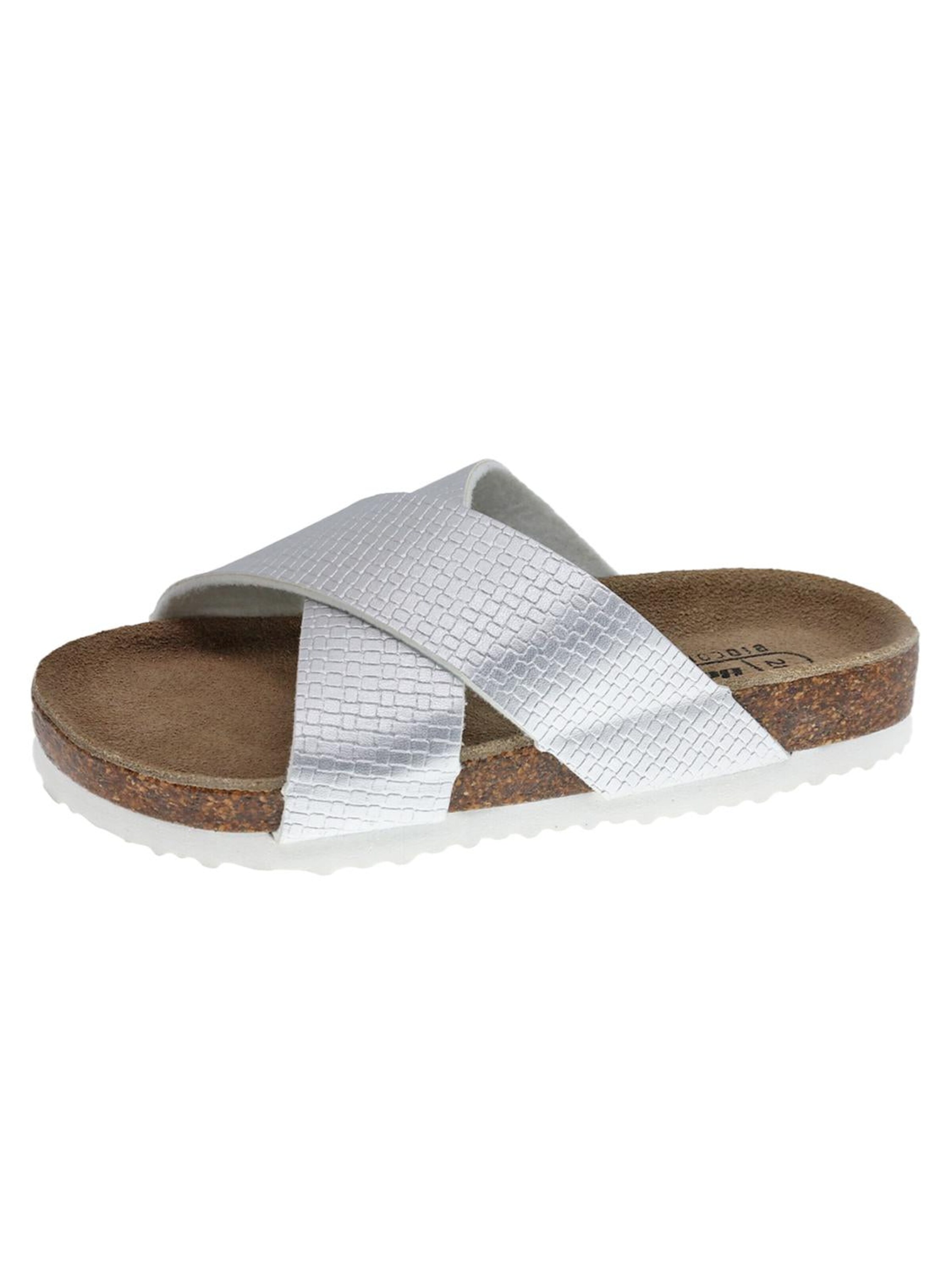 Beppi Sandals in Silver: front