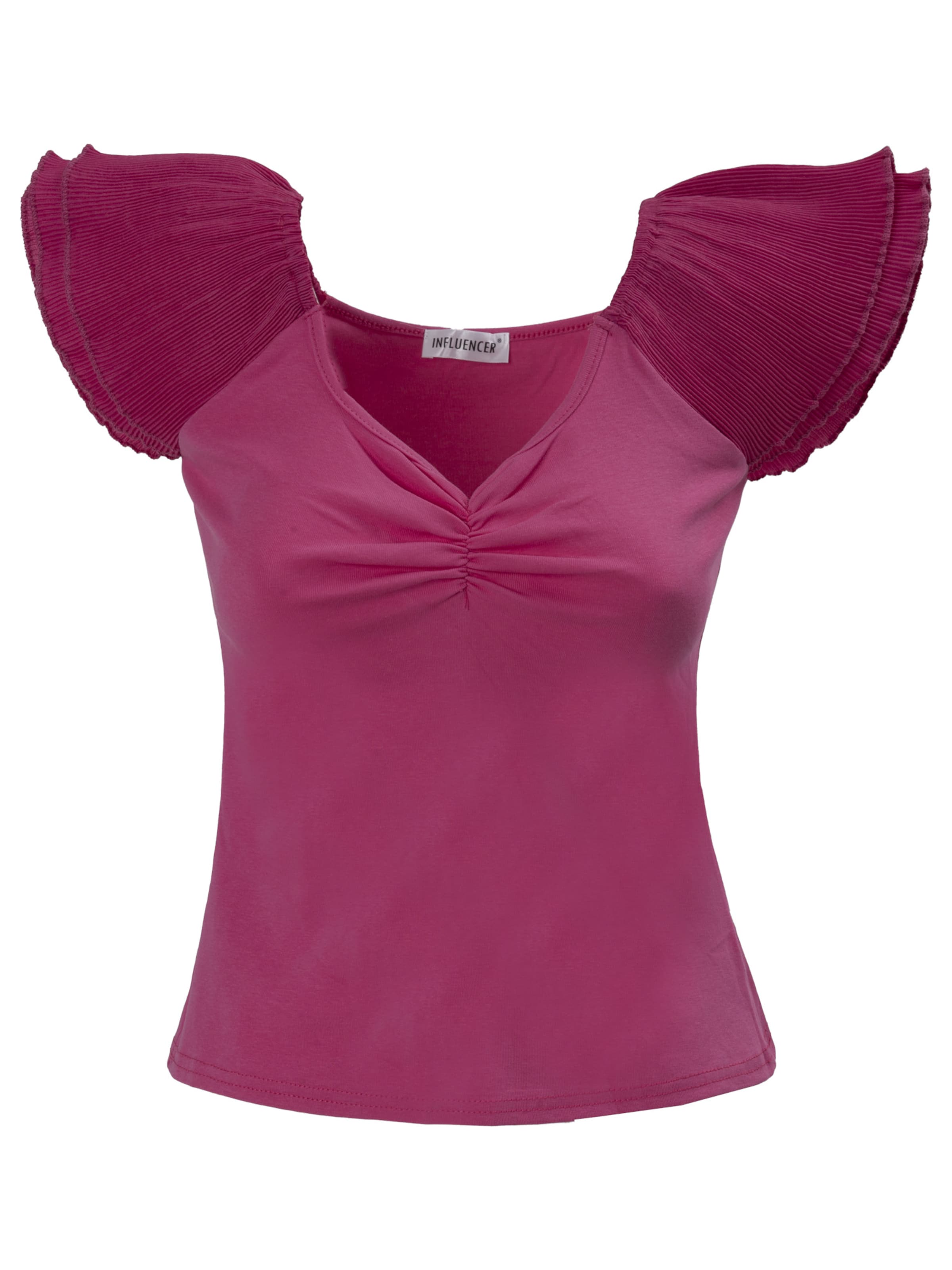 rožinė Influencer Palaidinė be rankovių: priekis