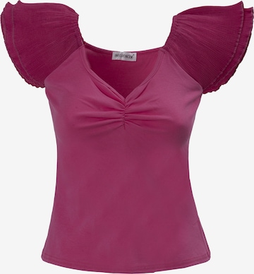 rožinė Influencer Palaidinė be rankovių: priekis