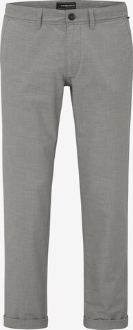 REDPOINT Slim fit Chino Pants in Grey: front