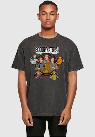 ABSOLUTE CULT T-Shirt 'Scooby - Natural Characters' in Schwarz: Vorderseite