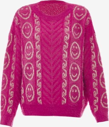 ebeeza Свитер в Ярко-розовый: спереди