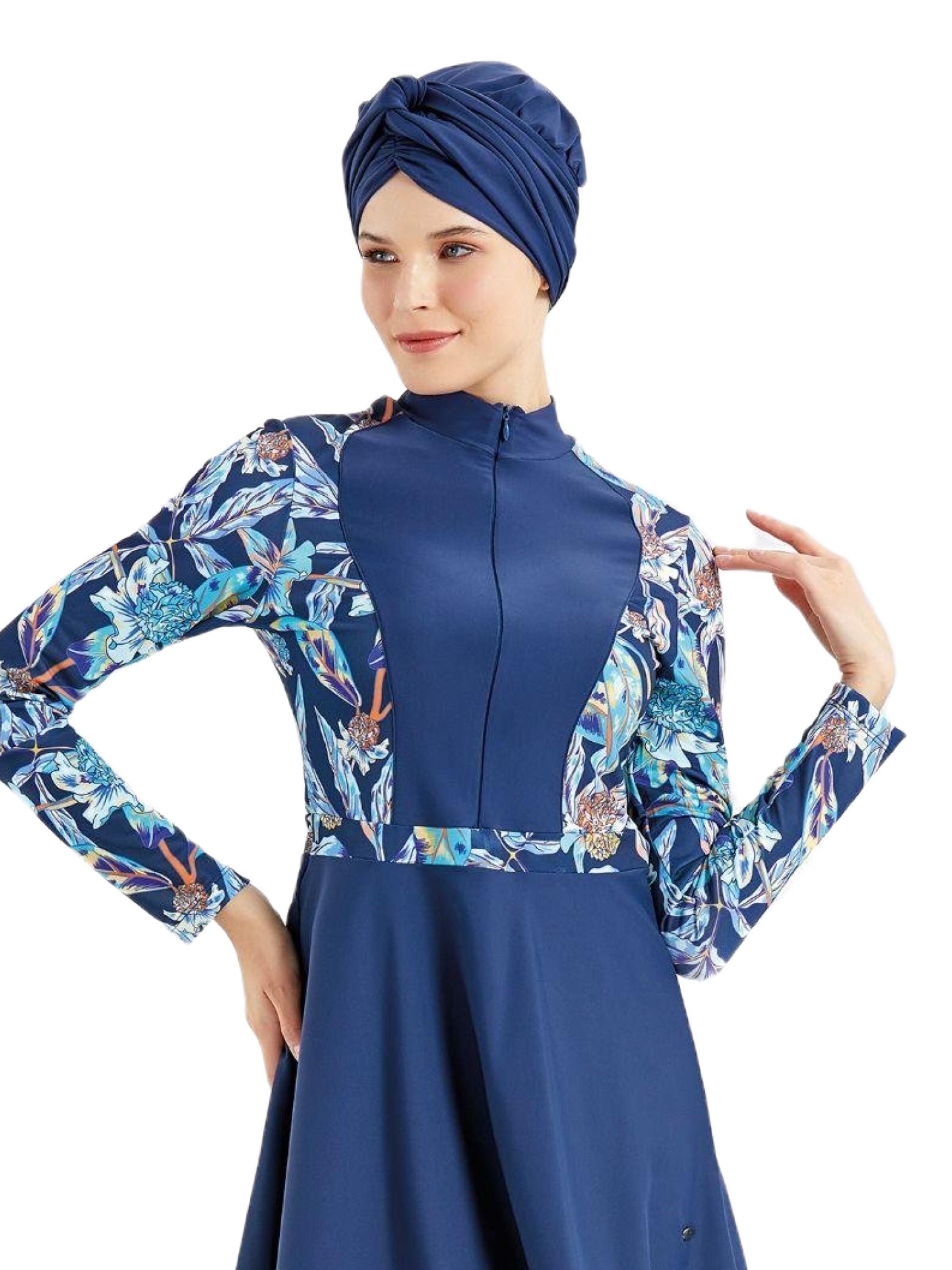 C&City Badeanzugkleid in Blau