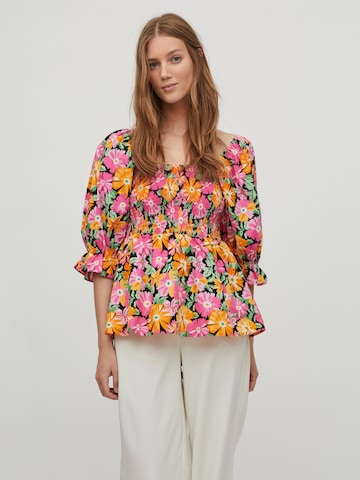 VILA - Blusa 'Colmena' em mistura de cores: frente