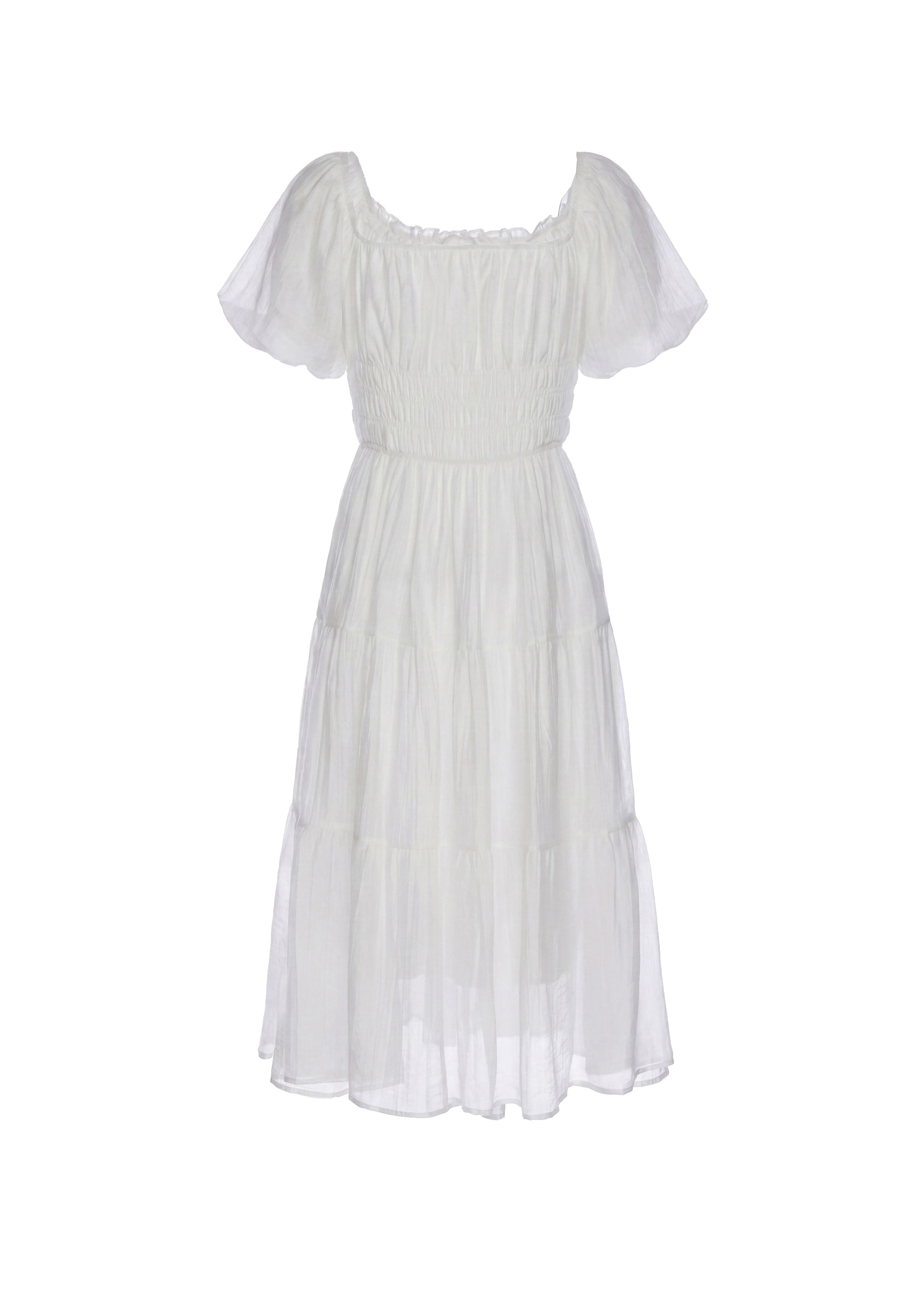 IZIA - Vestido en blanco