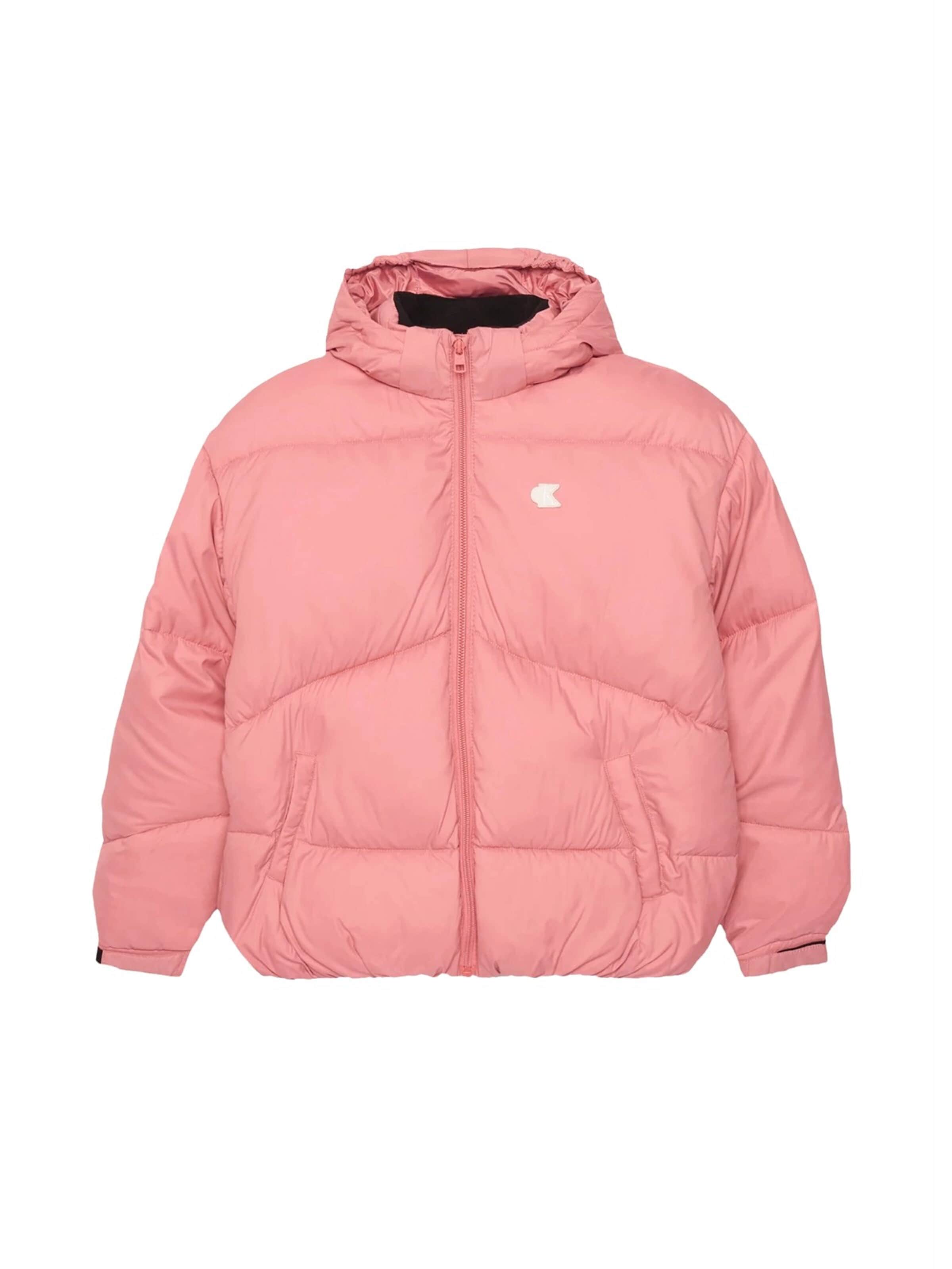 Calvin Klein Kids Winter Jacket in Pink: front