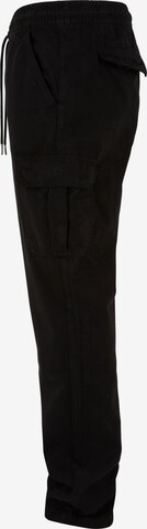 Urban ClassicsLoosefit Cargo hlače - crna boja