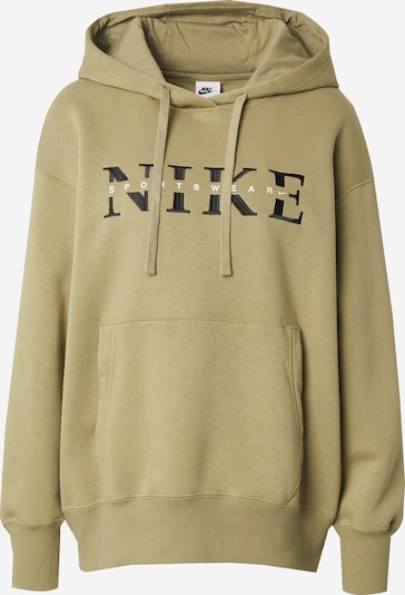 Nike Sportswear Суичър 'PHNX FLC' в маслина / черно / бяло, Преглед на продукта