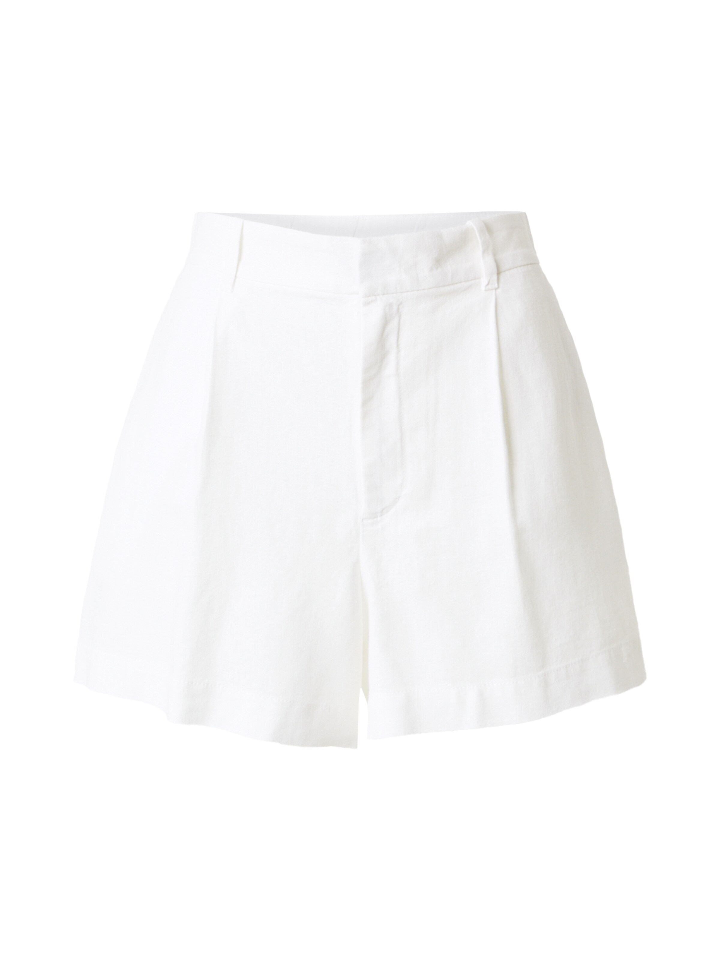 GAP - Loosefit Calças com pregas em branco: frente