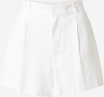 GAPLoosefit Hlače s naborima - bijela boja: prednji dio