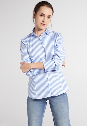 ETERNA Blouse in Blauw: voorkant