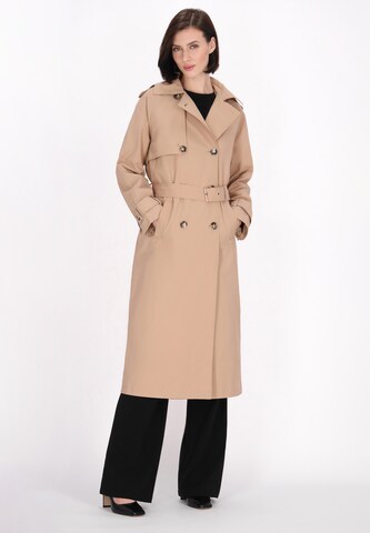 usha BLACK LABEL Between-seasons coat in Beige: front
