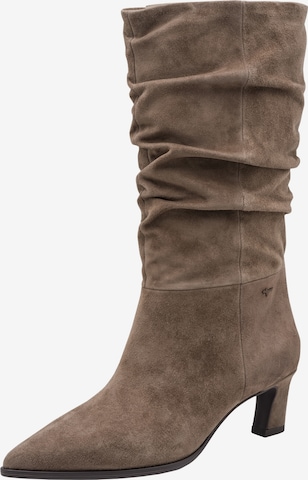 Tamaris Laarzen in Beige: voorkant
