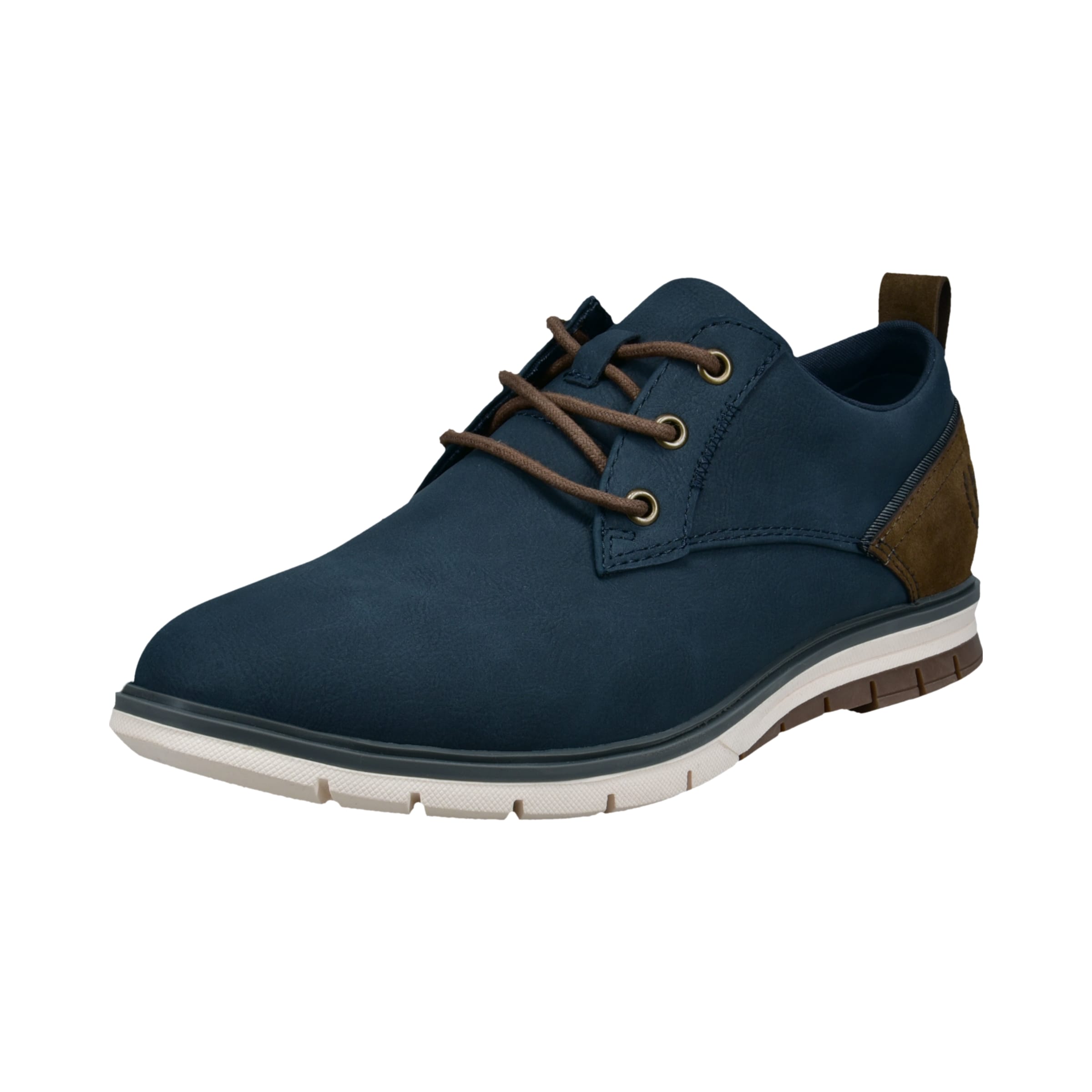 bugatti - Zapatos con cordón en azul: frente