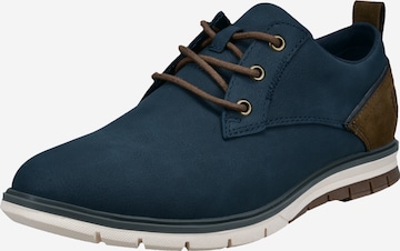 bugatti Schnürschuh in Blau: Vorderseite