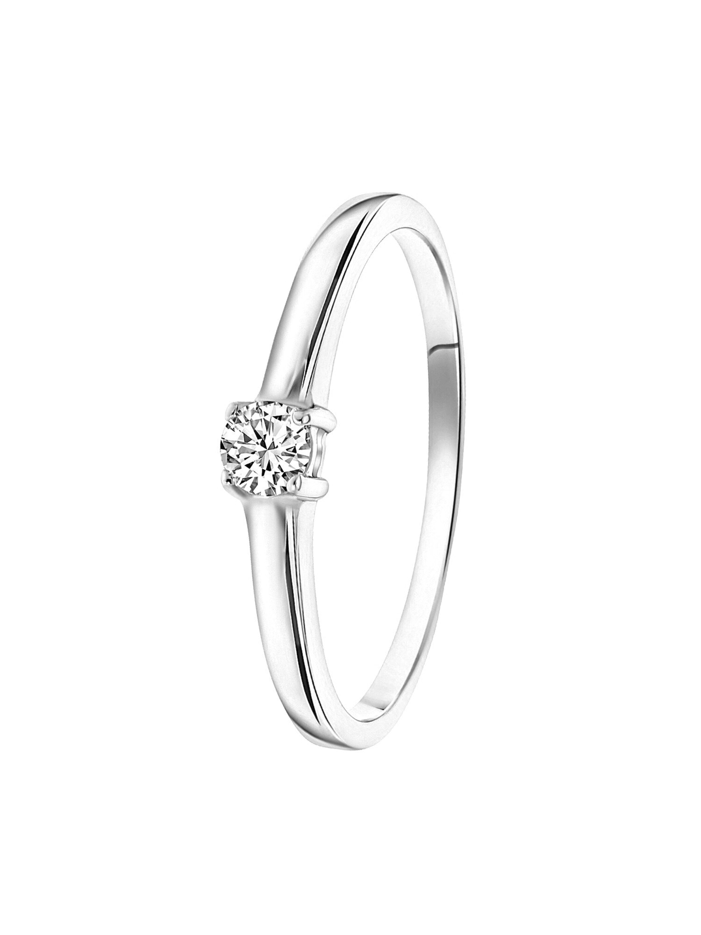 Lucardi Ring in Silber: Vorderseite