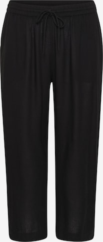 KAFFE CURVELoosefit Hlače 'KCMille' - crna boja: prednji dio