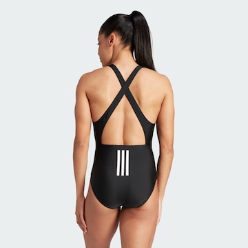 Triangolo Costume intero sportivo '3-Stripes' di ADIDAS SPORTSWEAR in nero