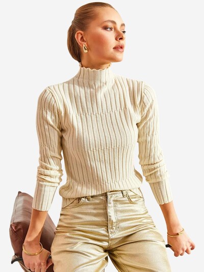 Bianco Lucci Kampsun 'Pullover' S-M suuruses valkjas, Tootevaade