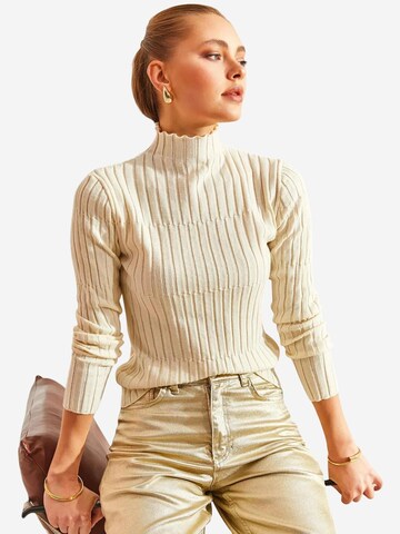 Pullover 'Pullover' di Bianco Lucci in bianco: frontale