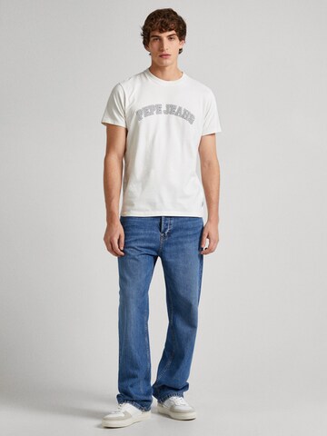 Pepe Jeans T-Shirt 'Clement' in Weiß