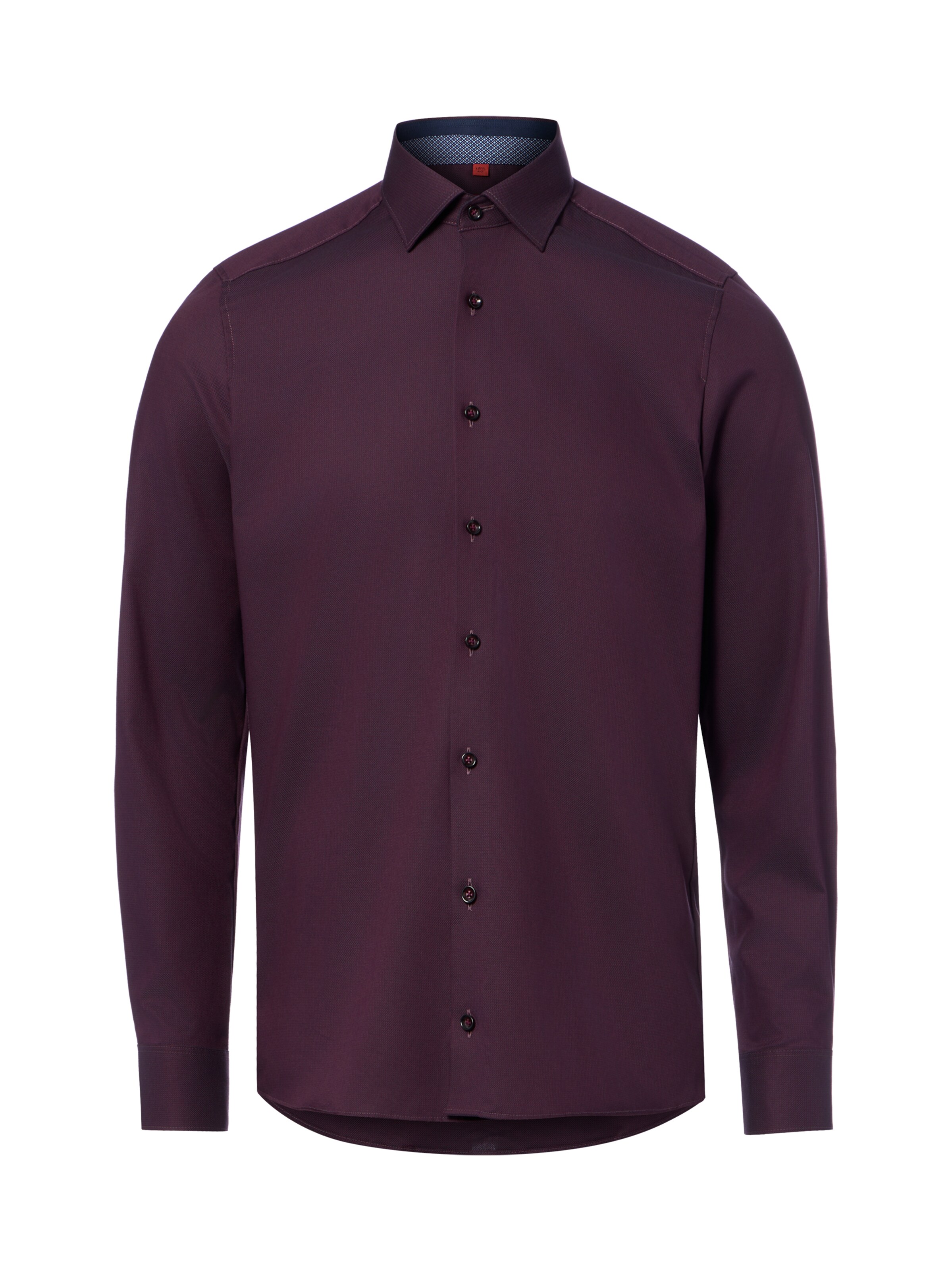 Finshley & Harding Slim fit Button Up Shirt in Purple: front