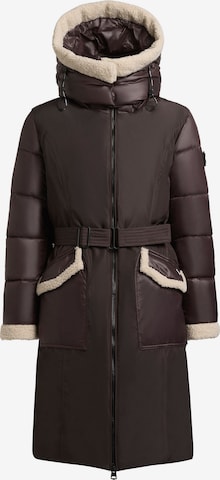 khujo Wintermantel 'Pobby' in Lila: Vorderseite