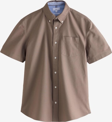 NextRegular Fit Košulja - siva boja: prednji dio