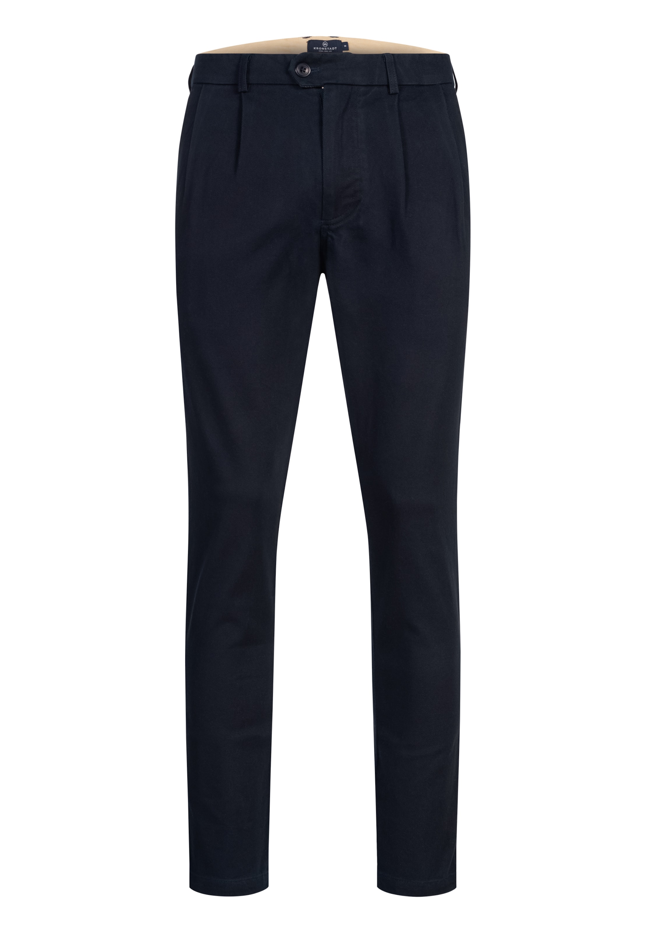 Kronstadt Chino trousers 'KSHal' in Blue: front