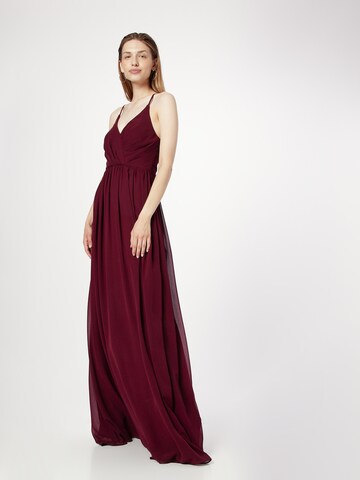 STAR NIGHT - Vestido de noche en rojo: frente