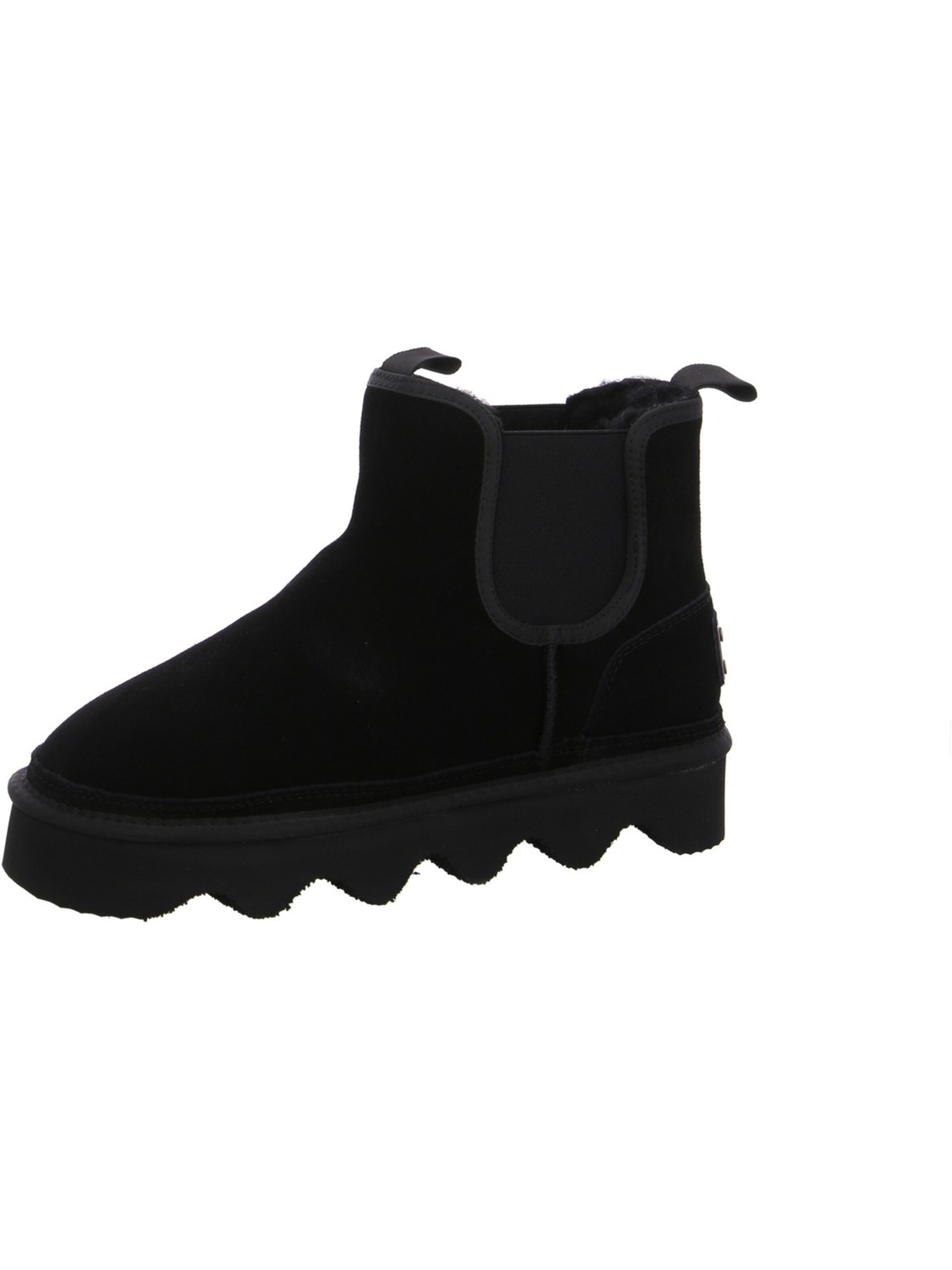 OOG Lace-Up Boots 'OOG Winterstiefel Schwarz' in Black: front